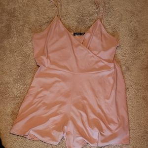 Plus Size Wrap Front Playsuit